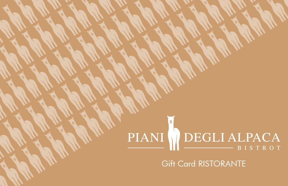 Gif card Gift Card Piani degli Alpaca Bistrot